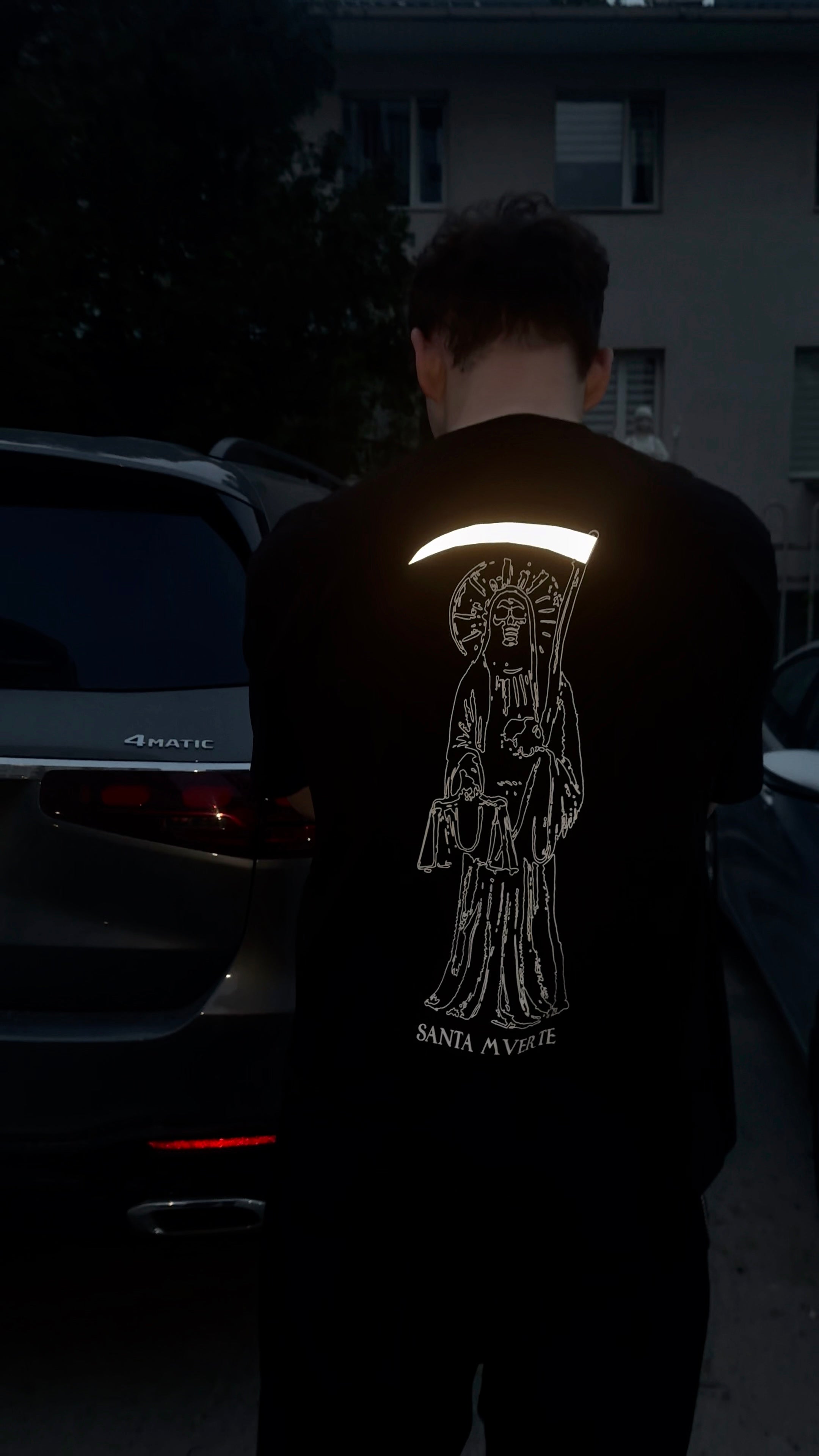 «SANTA MUERTE» REFLECTIVE T-SHIRT